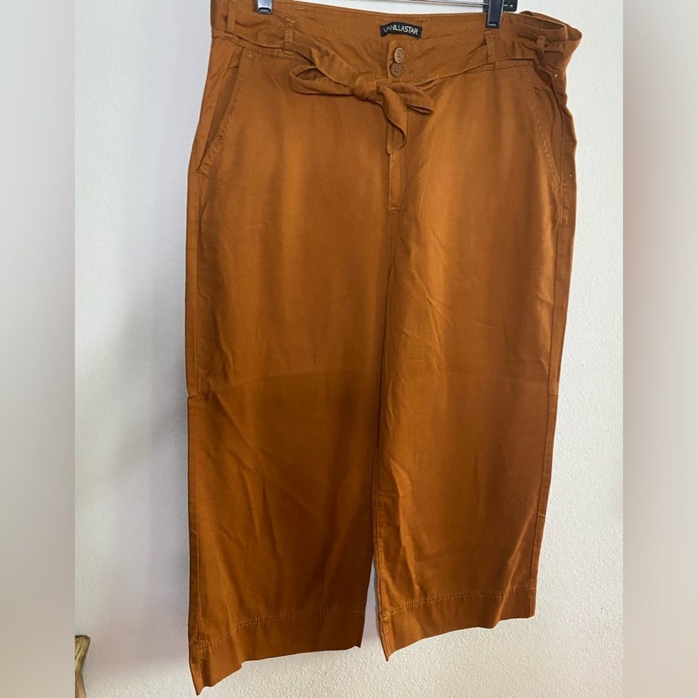 Women’s Vanilla Star Rust Brown Orange Wide Leg Pants XL